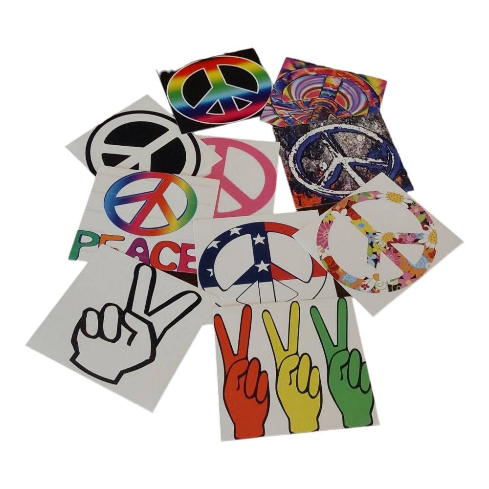 10 Piece Sign Stickers x